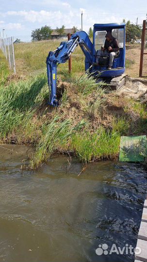 Услуги мини-экскаватора