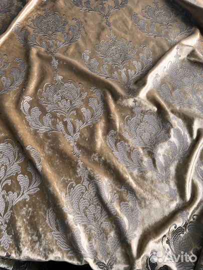 Бархат с вышивкой,жаккард,сатен, органза Италия