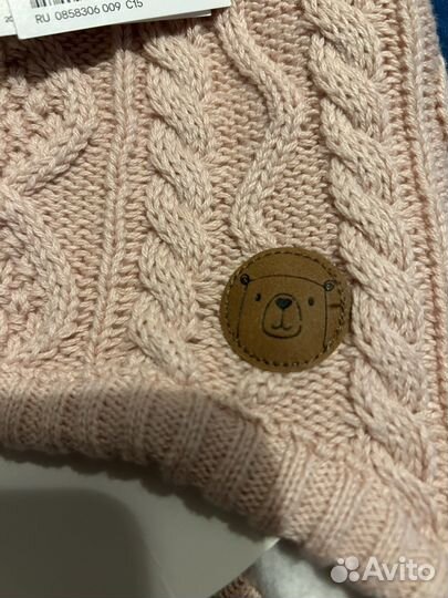 Шапка и варежки комплект