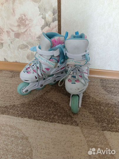 Роликовые коньки детские раздвижные