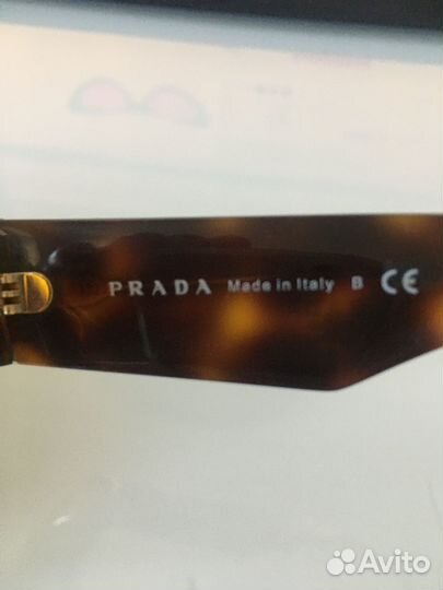 Женские солнцезащитные очки Prada, черепаховые