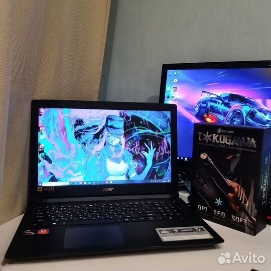 Ноутбук Acer SSD512 RAM12GB ryzen5 vega8