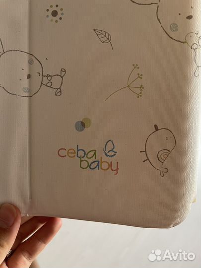 Пеленальный матрасик с твердым основанием cebabeby