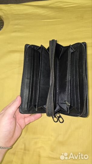 Портмоне мужское из натуральной кожи / клатч