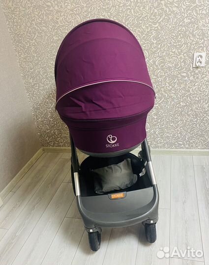Коляска Stokke trailz люлька(новый логотип)