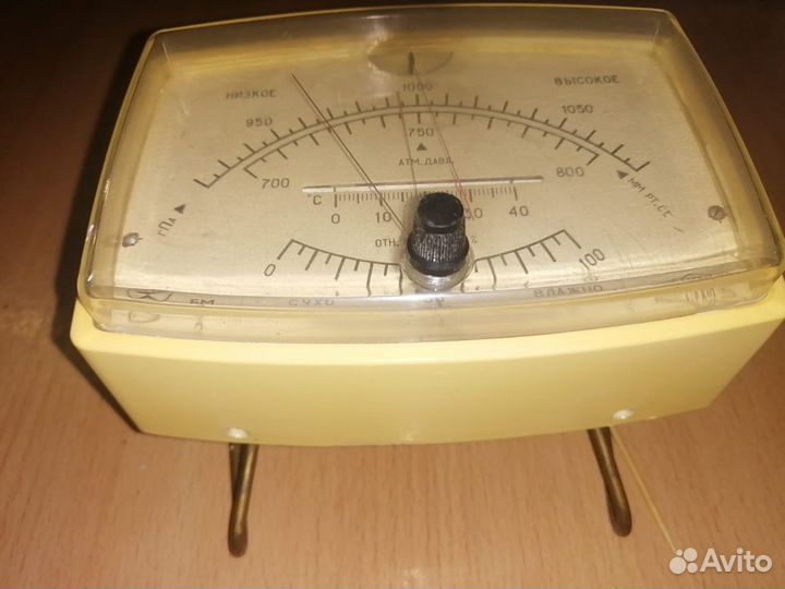 Барометр аналоговый бм2, настольный СССР