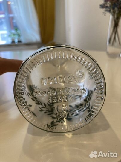 Бутылка стеклянная IKEA