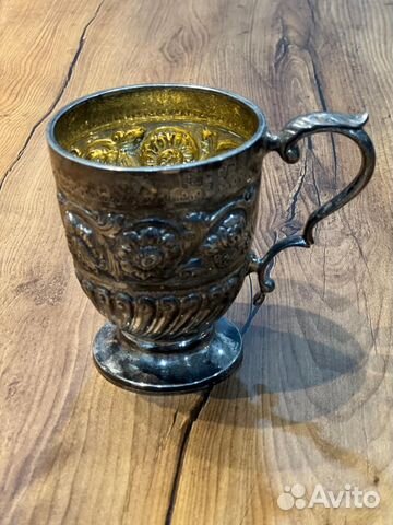 Кружка из серебра 925 пробы Sterling 19 век купить в Москве | Товары ...