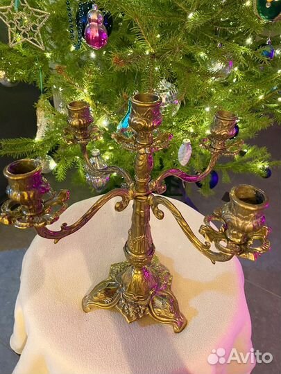 Подсвечник- канделябр винтаж