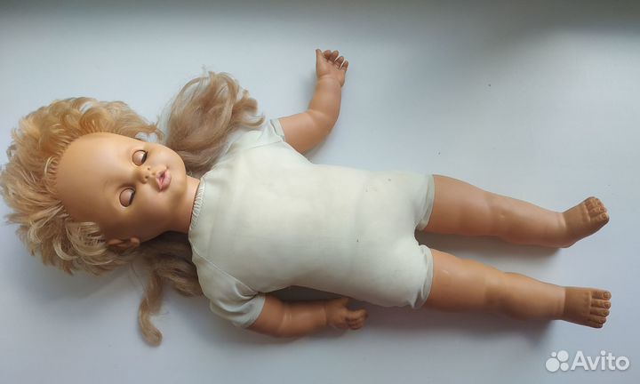 Кукла,пупс. Большая, ГДР,ссср