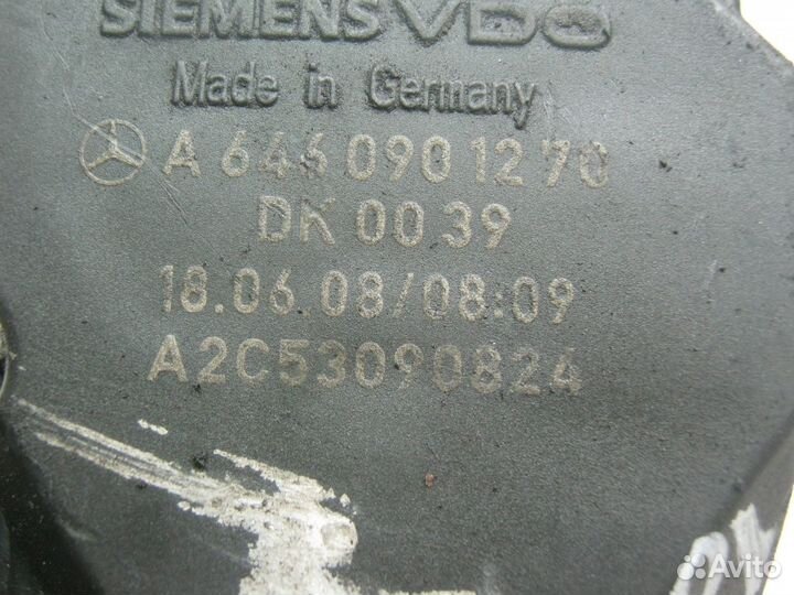 Дроссельная заслонка A6460901270 Мерседес Спринтер