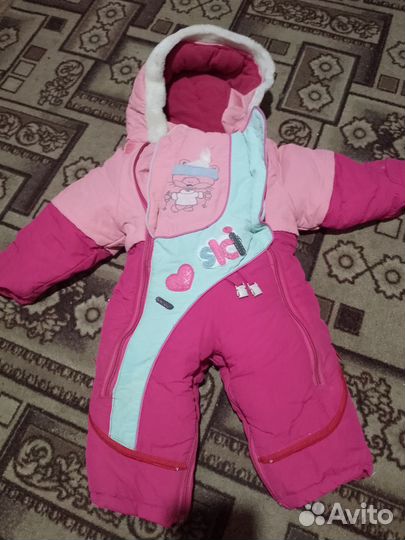 Детский зимний комбинезон на девочку