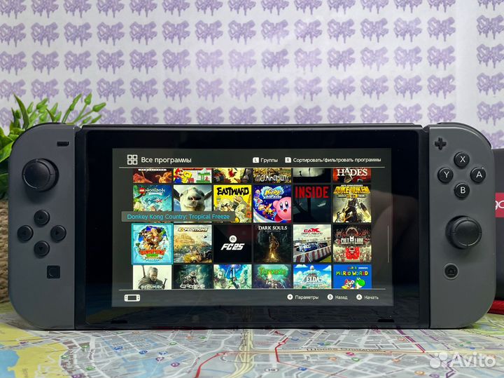 Прошитая Nintendo Switch Rev.2 300Gb 50 Игр