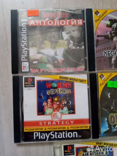 Диски с играми на playstation 1 ps1