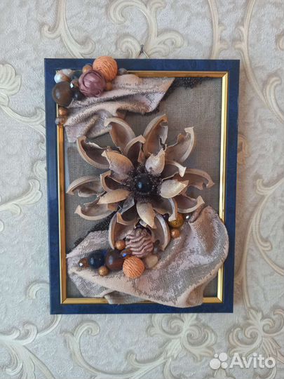 Интерьерная,объемнаякартина,ручная работа