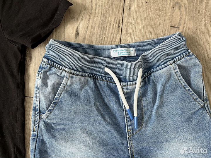Шорты +футболка primark /122
