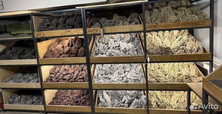 Натуральные камни для аквариума и террариума