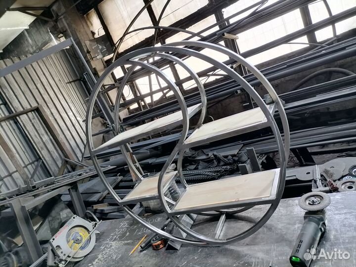 Полочка настенная Инь-Янь лофт