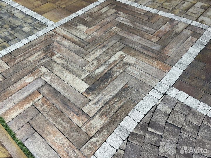Тротуарная плитка брусчатка