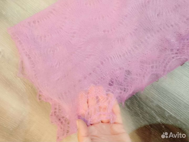 Оренбургский пуховый платок паутинка