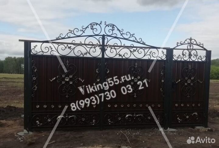 Кованые ворота и калитки