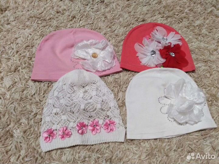 Головные уборы на девочку, возраст от 3 до 5 лет