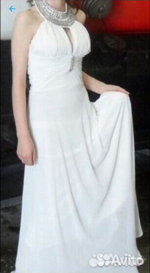 Вечернее свадебное платье