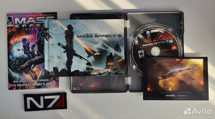 Mass effect 3 ps3, коллекционное издание + гайдбук