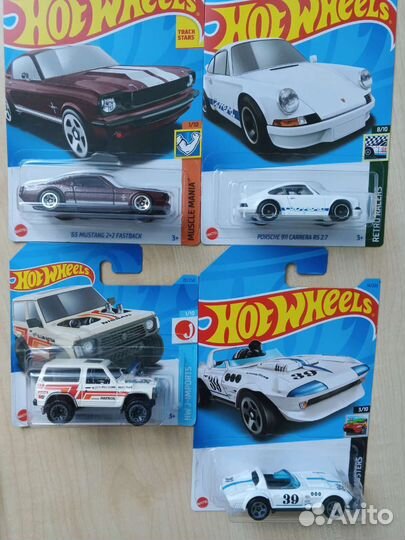 Hot wheels 4 шт