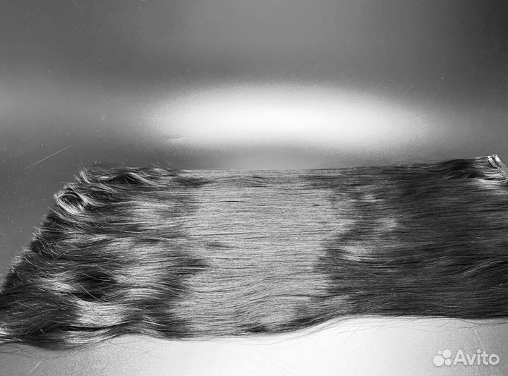 Натуральные волосы на заколках, на заказ