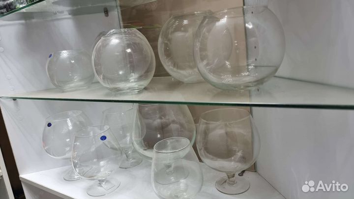 Вазы шар и бокал