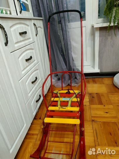 Санки детские с колесами Тимка 5