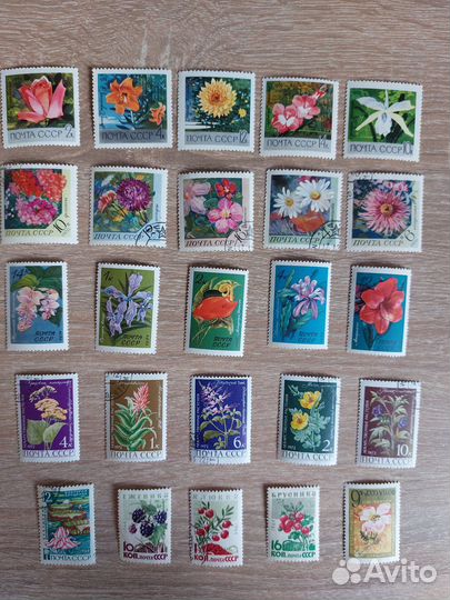 Марки СССР флора и фауна