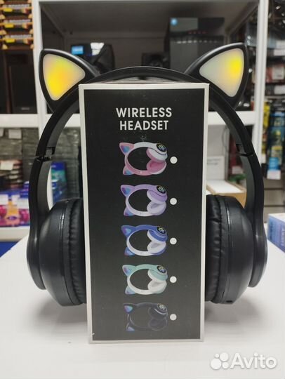 Детские Наушники Bluetooth RGB Разные Новые