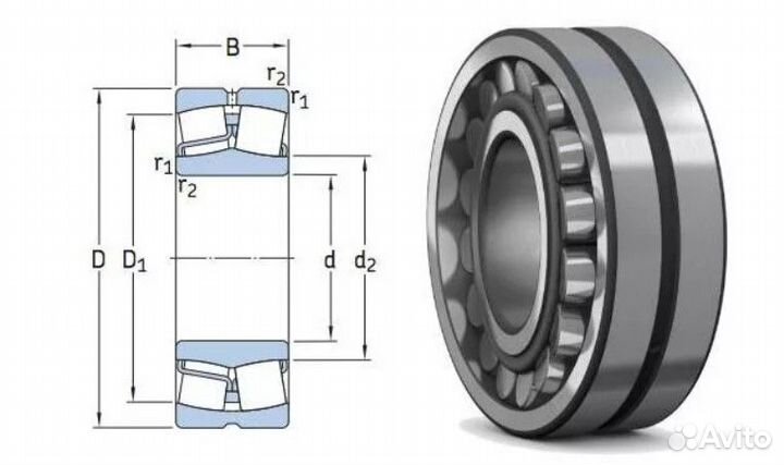 Подшипник SKF 23072 CC/W33