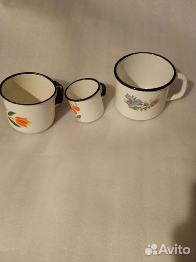 Кружки эмалированные