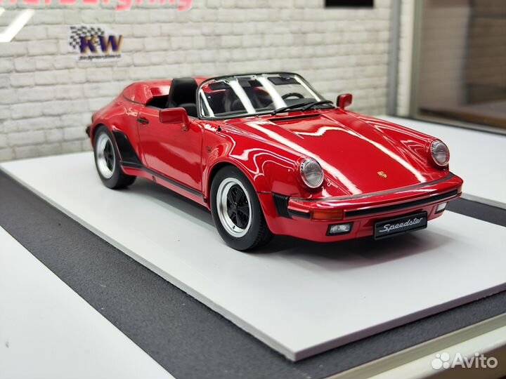 Porsche 911 Speedster Red 1989