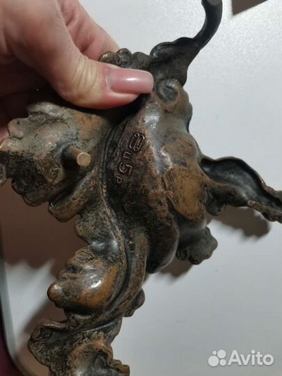 Пепельница бронза СССР