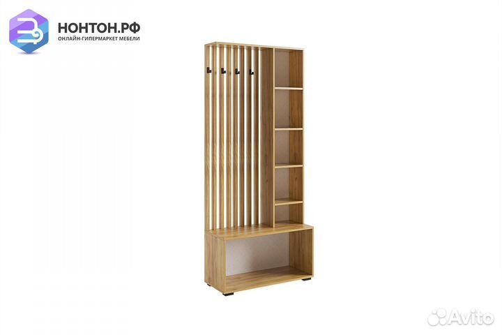 Прихожая Бери дуб крафт золотой / графит