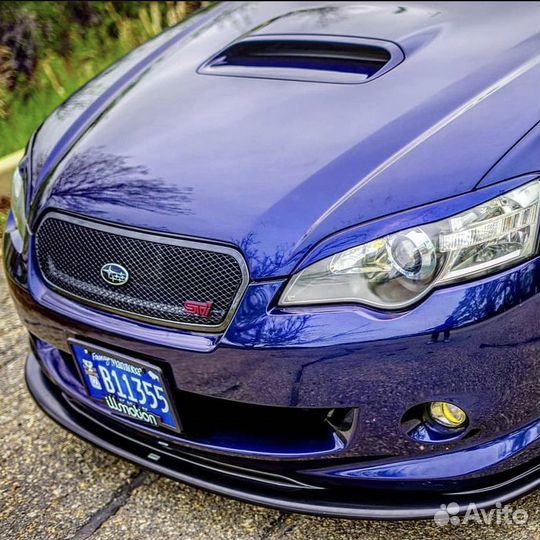 Передний сплиттер, губа Subaru Legacy BL/BP spec B