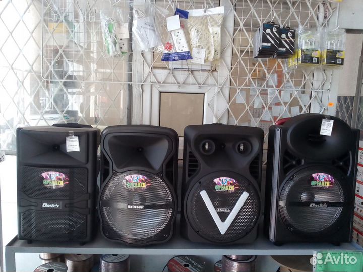 Колонки караоке блютуз с микрофонами