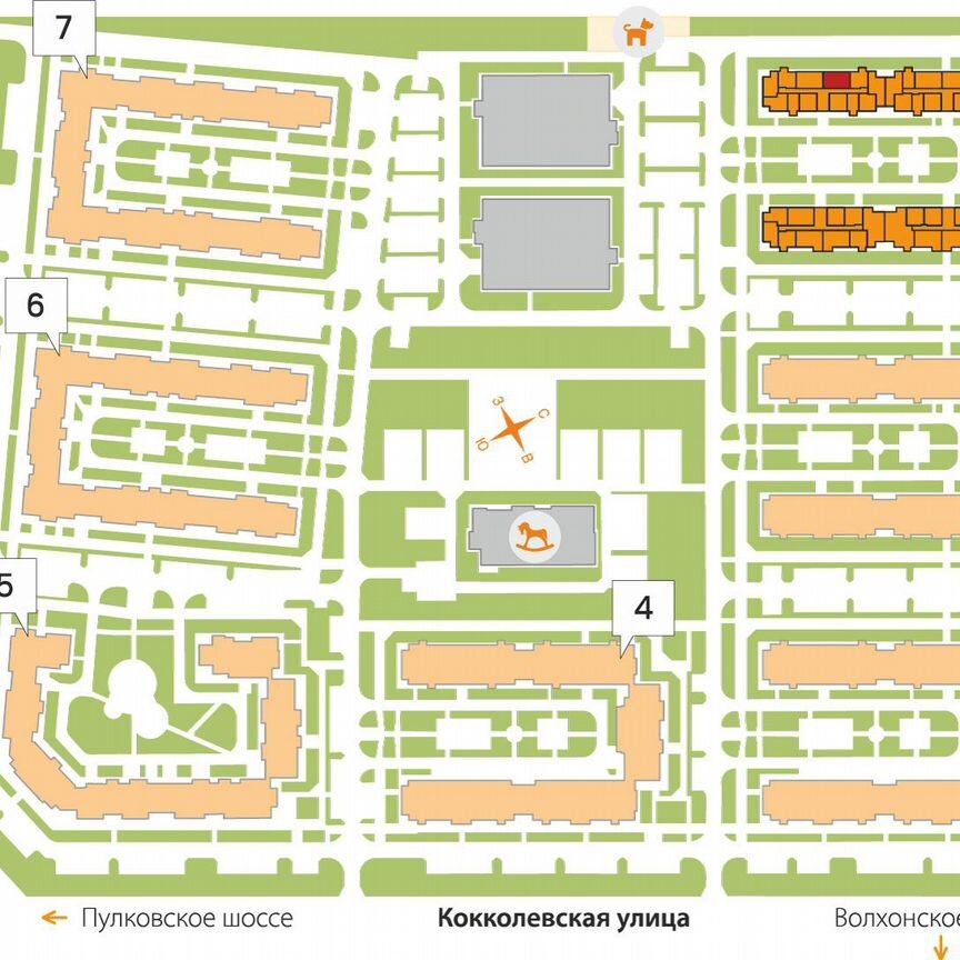 2-к. квартира, 56,1 м², 5/5 эт.