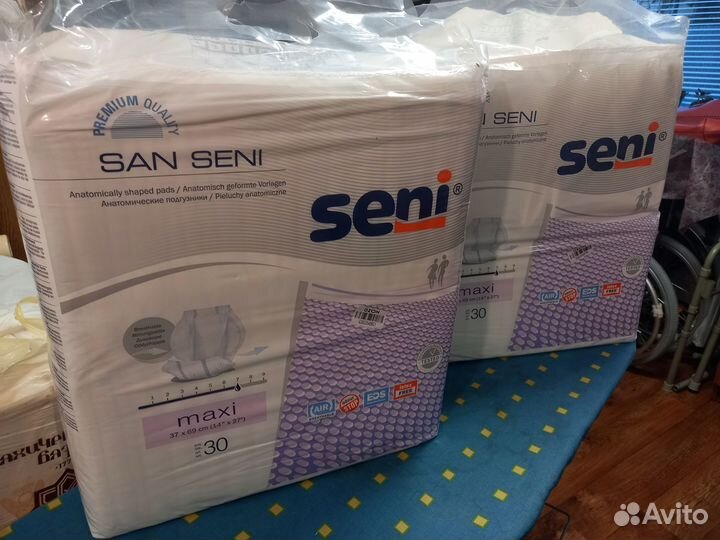 Памперсы Seni maxi ночные L-XL, Польша 30 шт