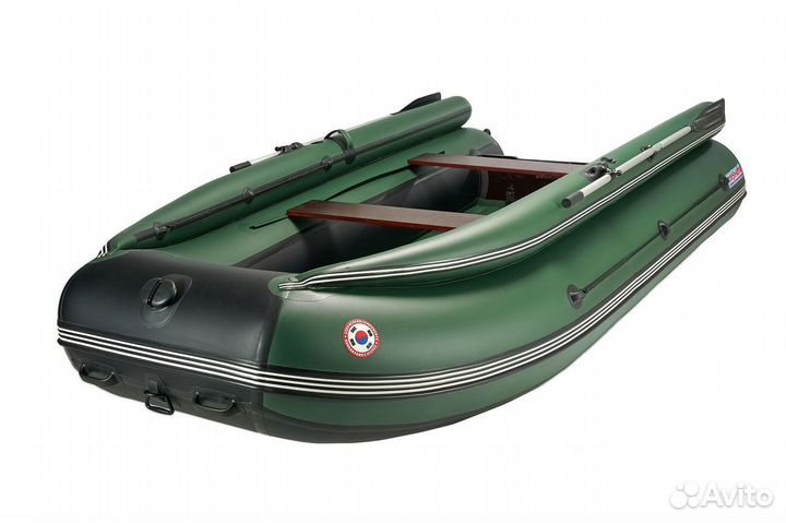 Лодка mishimo family lite DF 370 цвет зеленый