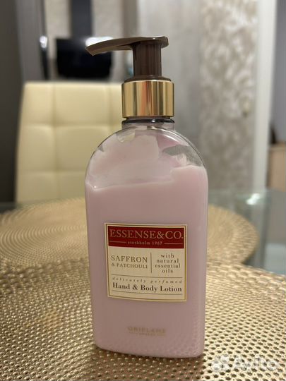 Лосьон для рук и тела с шафраном и пачулями