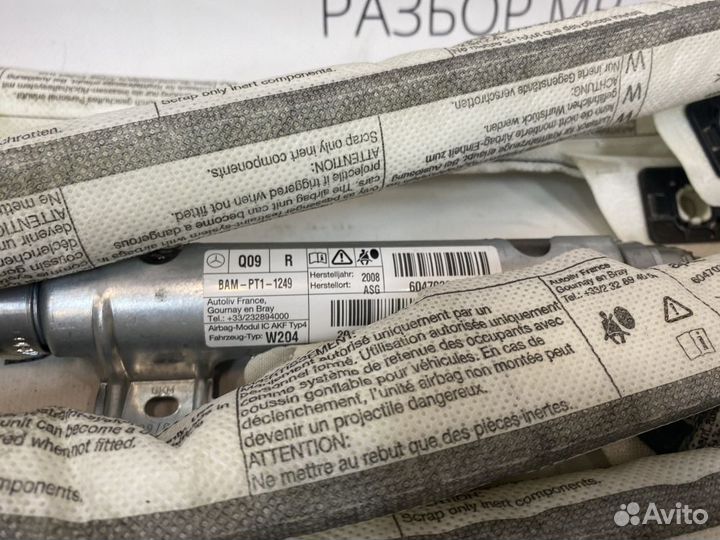 Шторка правая Airbag Mercedes W104