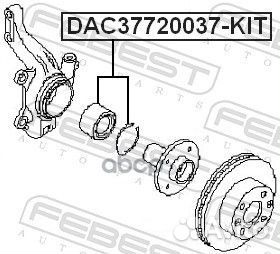 Подшипник ступицы колеса перед прав/лев LCV