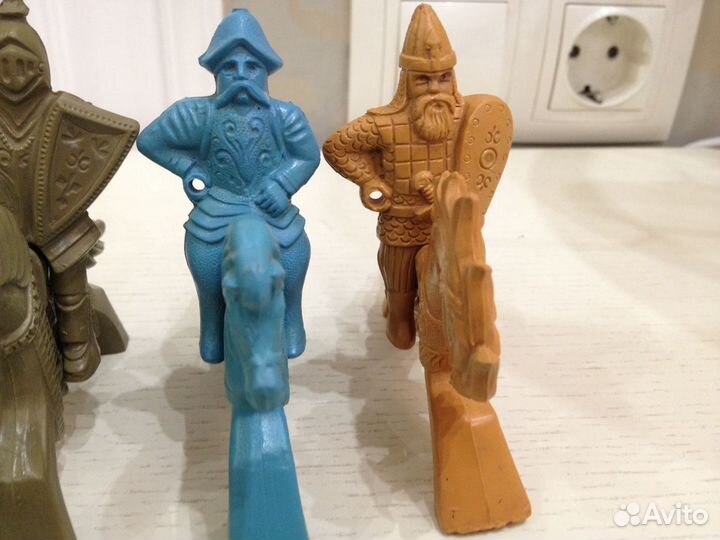 Солдатики всадники резиновые мки СССР