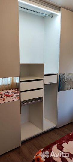 Гардеробные по размеру