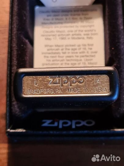 Zippo. Mazzi. Череп и паук. Коллекционная. Новая